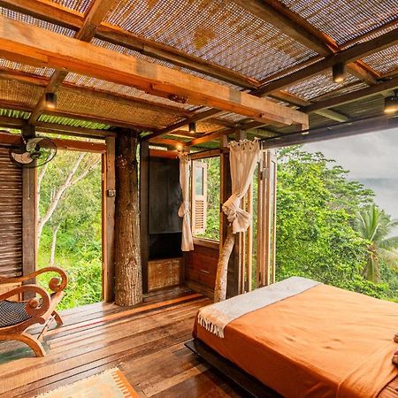 Bird Hills Bamboo House Villa Karangasem Exterior foto