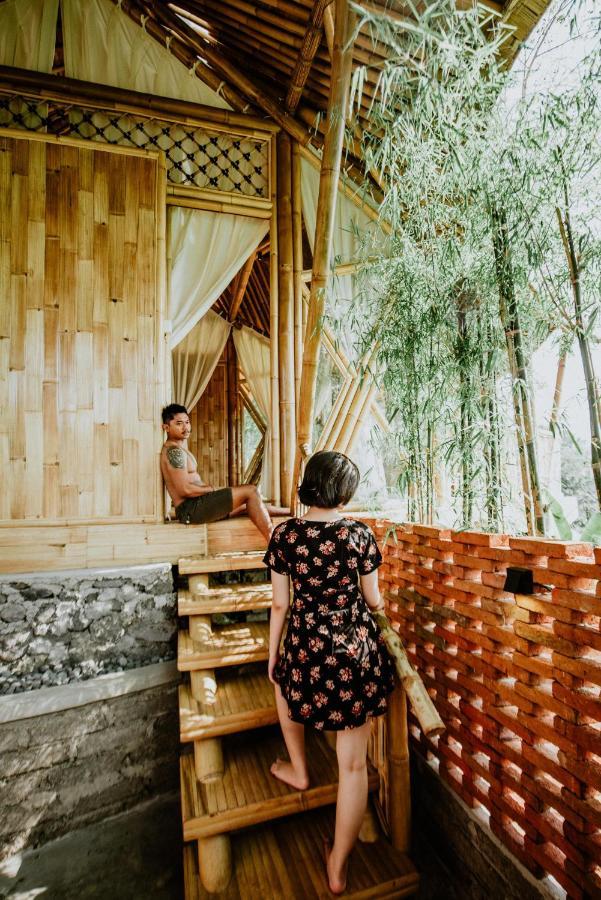 Bird Hills Bamboo House Villa Karangasem Exterior foto
