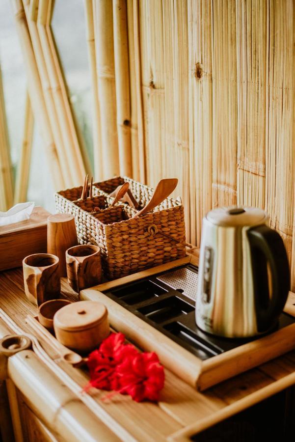 Bird Hills Bamboo House Villa Karangasem Exterior foto