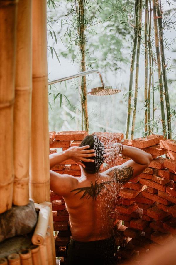 Bird Hills Bamboo House Villa Karangasem Exterior foto