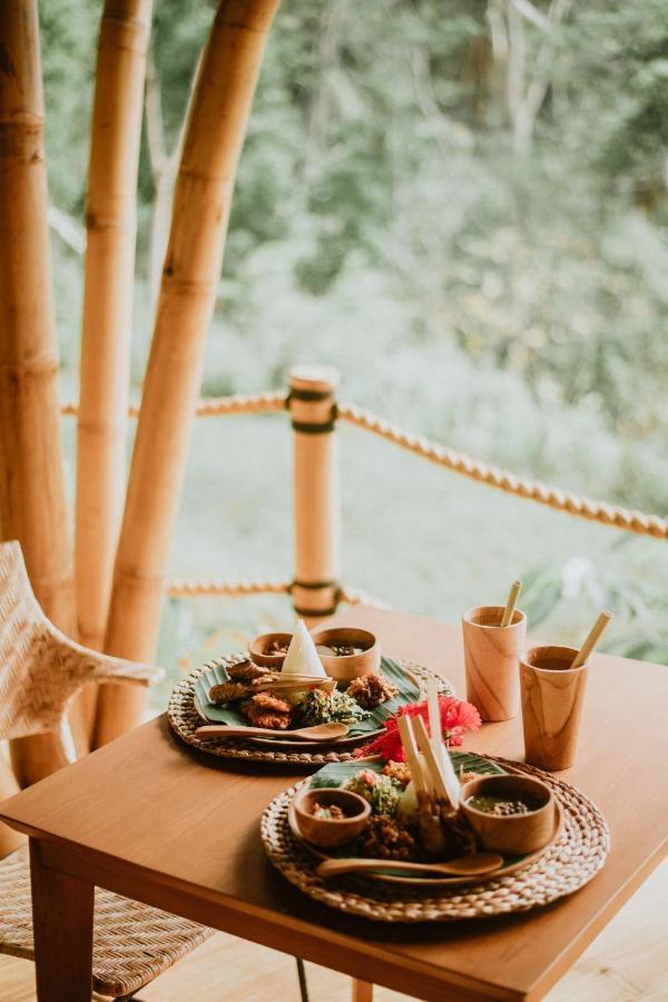 Bird Hills Bamboo House Villa Karangasem Exterior foto
