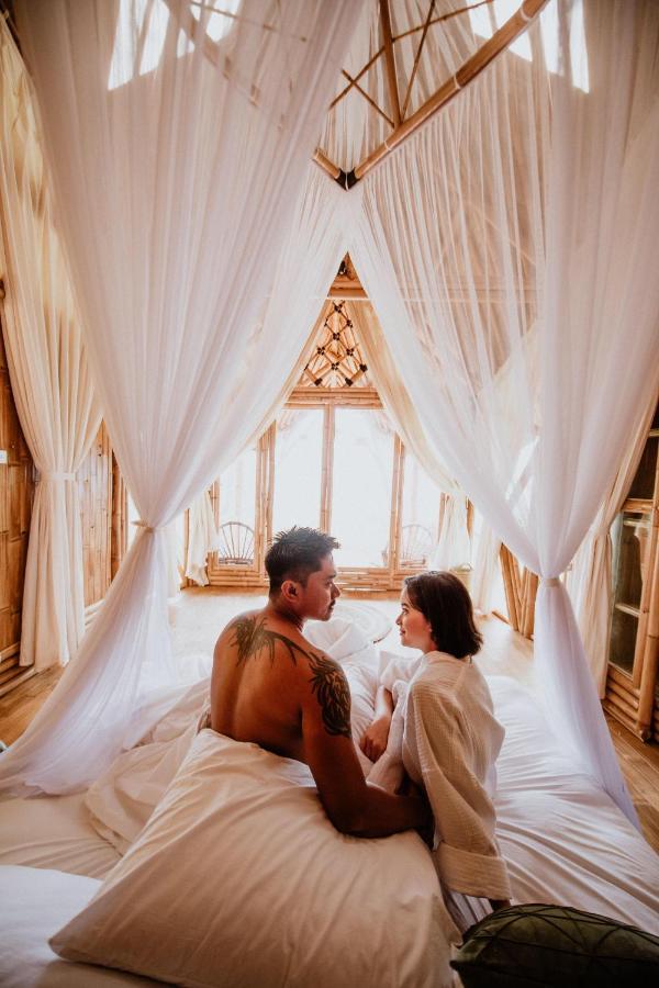 Bird Hills Bamboo House Villa Karangasem Exterior foto