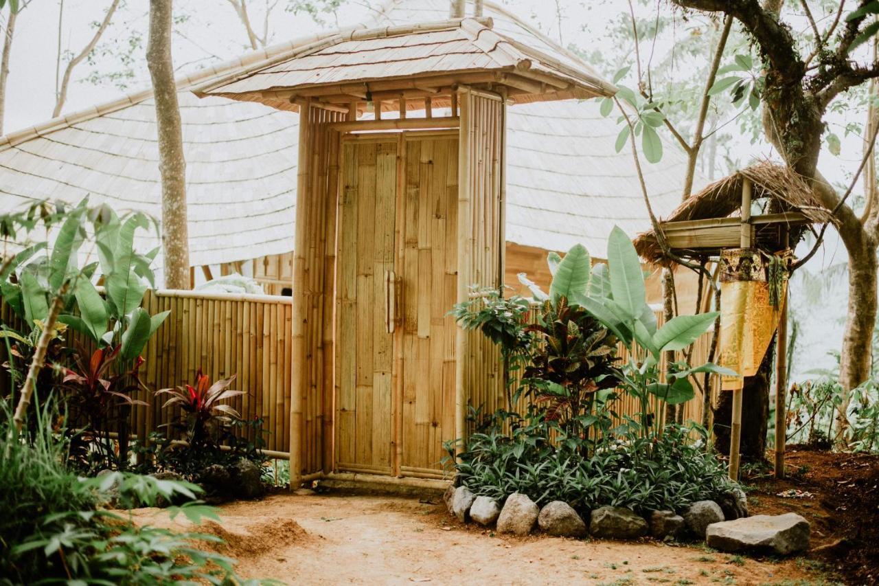 Bird Hills Bamboo House Villa Karangasem Exterior foto