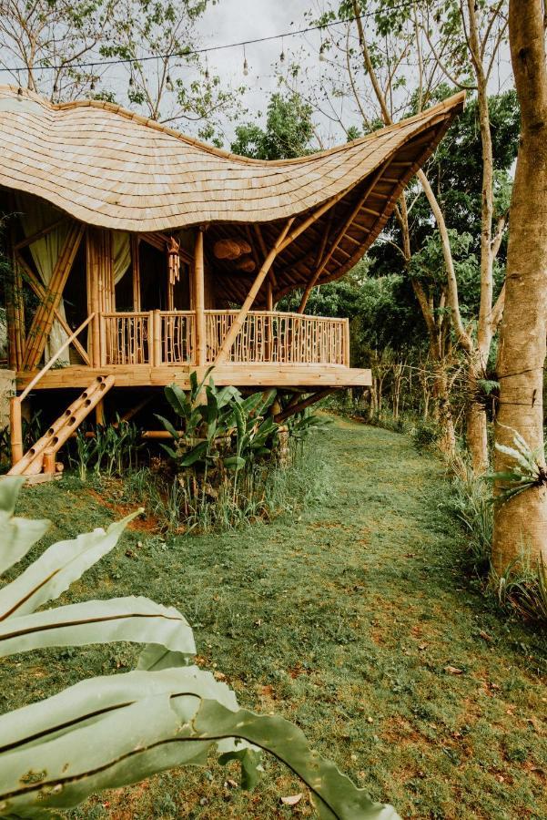 Bird Hills Bamboo House Villa Karangasem Exterior foto