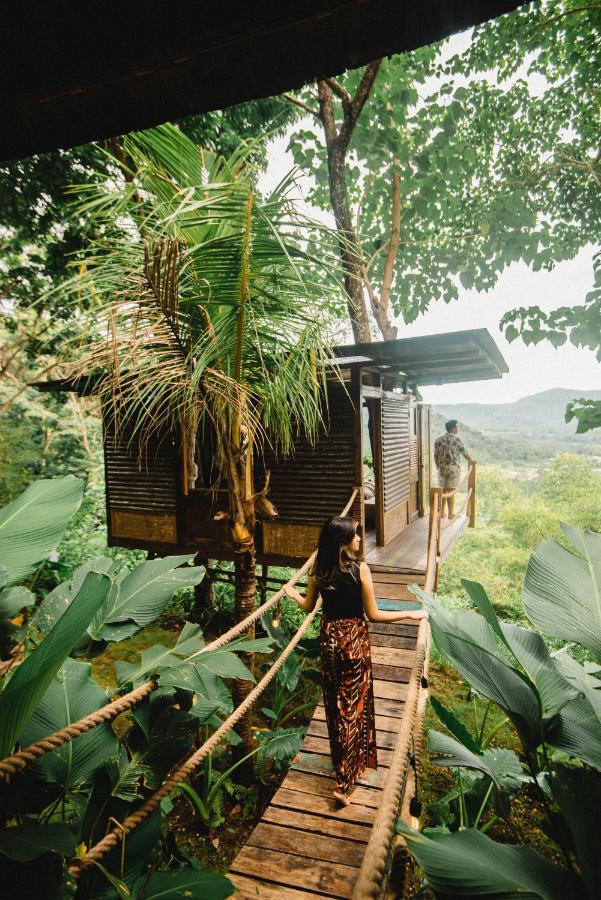 Bird Hills Bamboo House Villa Karangasem Exterior foto