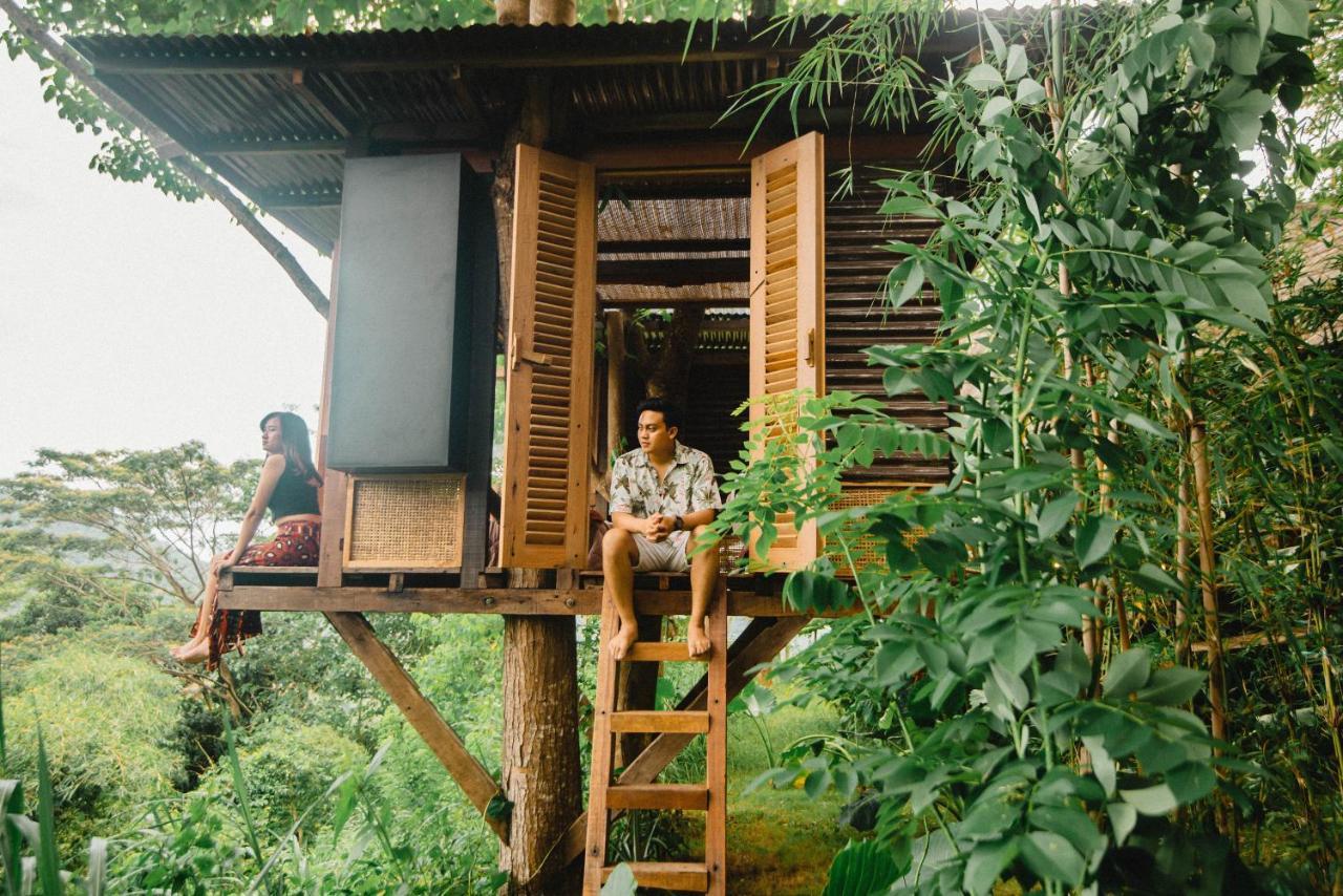 Bird Hills Bamboo House Villa Karangasem Exterior foto