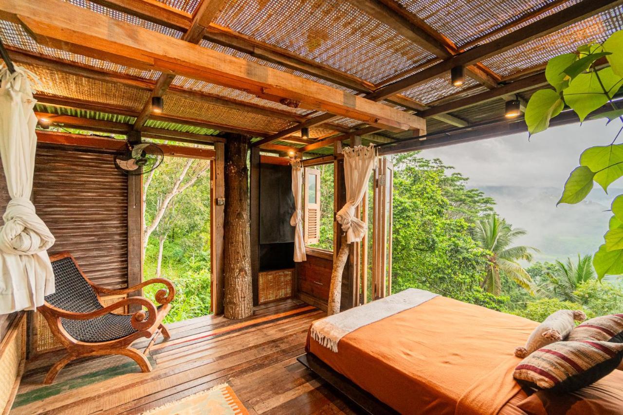 Bird Hills Bamboo House Villa Karangasem Exterior foto