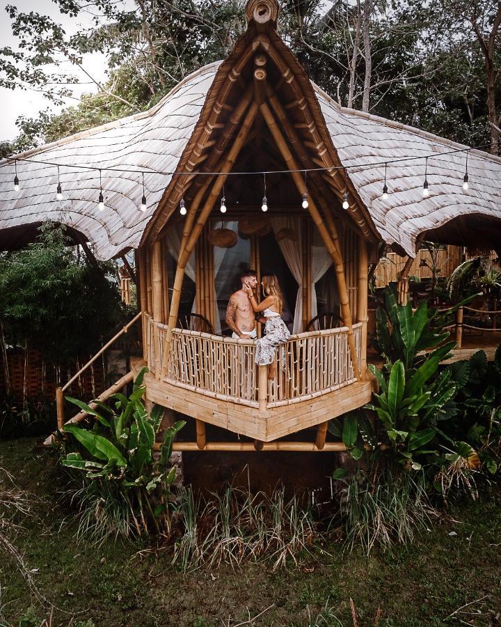 Bird Hills Bamboo House Villa Karangasem Exterior foto