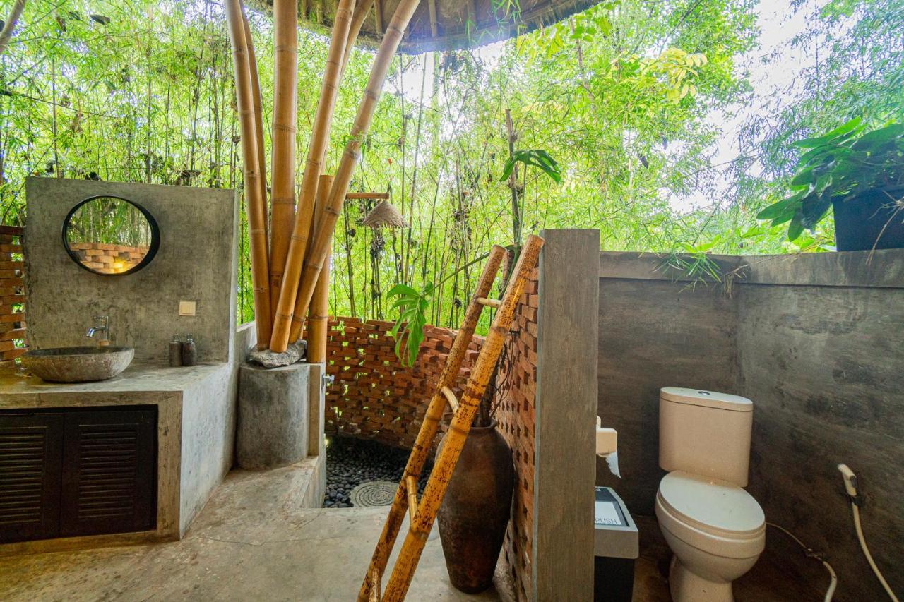 Bird Hills Bamboo House Villa Karangasem Exterior foto