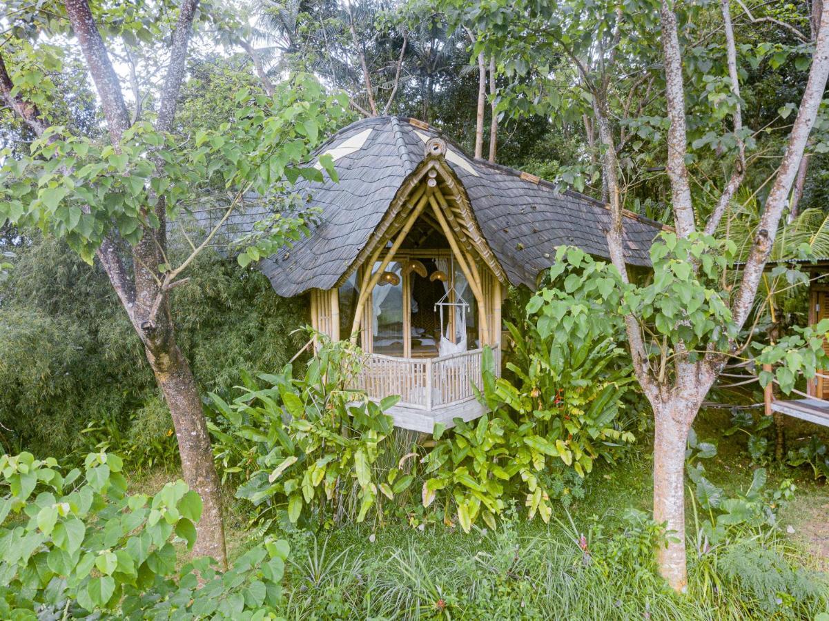 Bird Hills Bamboo House Villa Karangasem Exterior foto