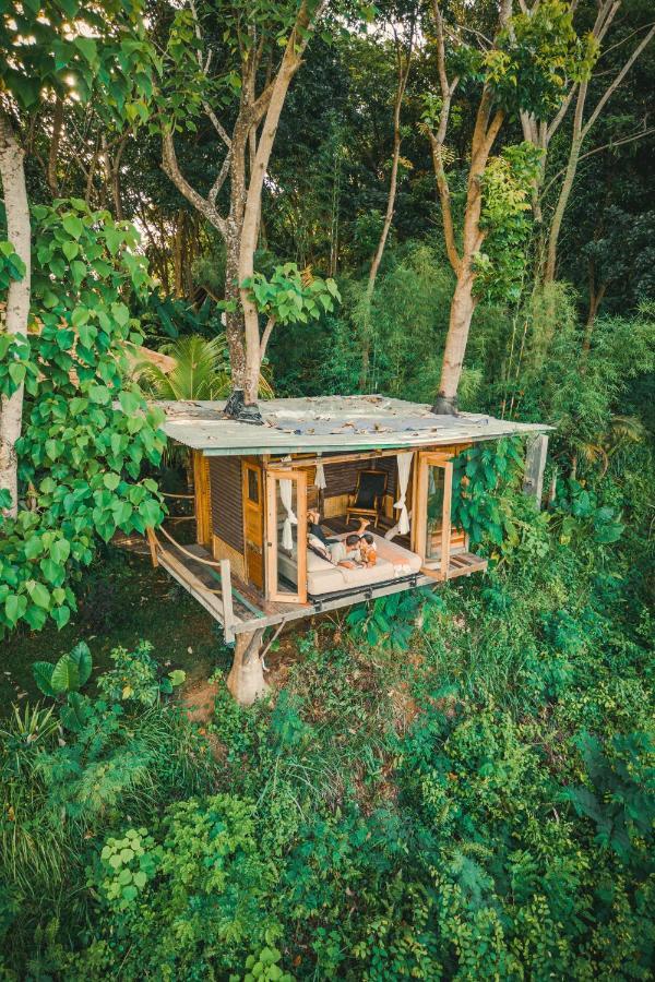 Bird Hills Bamboo House Villa Karangasem Exterior foto