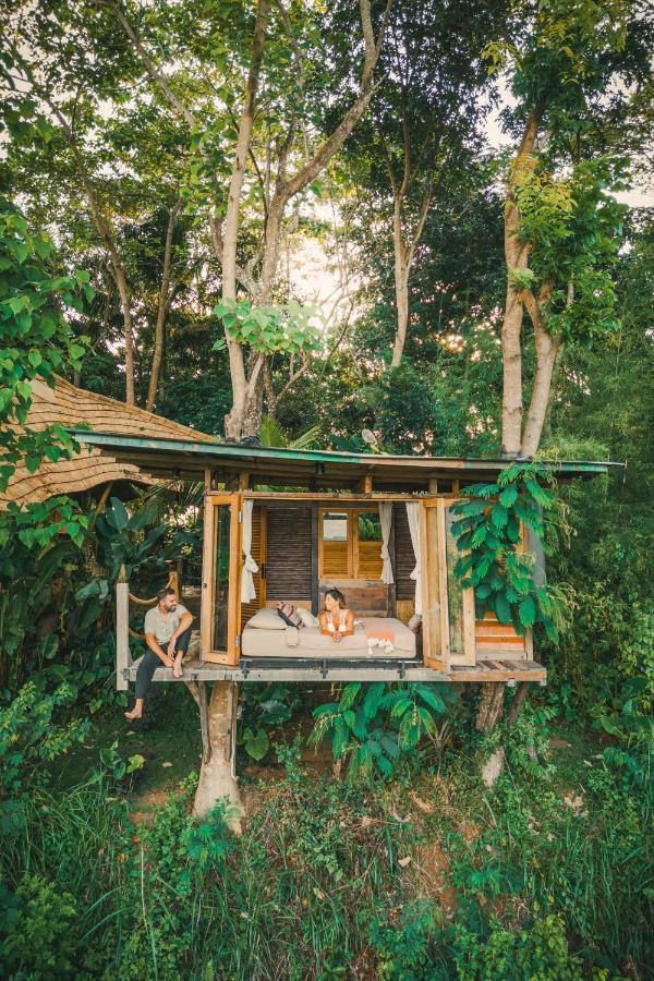 Bird Hills Bamboo House Villa Karangasem Exterior foto