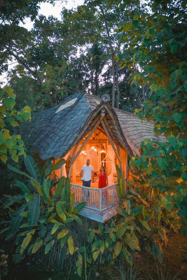 Bird Hills Bamboo House Villa Karangasem Exterior foto