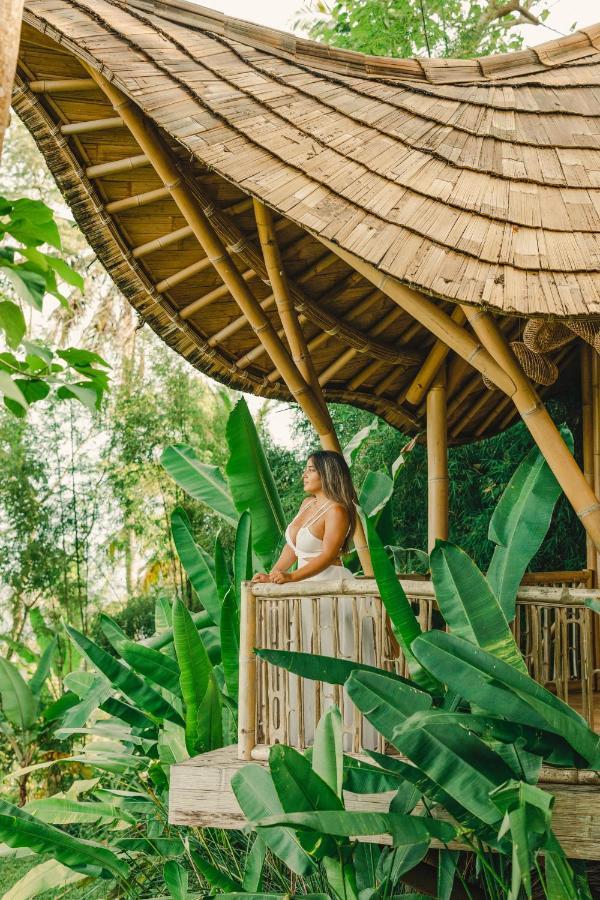Bird Hills Bamboo House Villa Karangasem Exterior foto